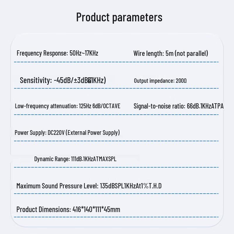 Weishu WS-260 Wired Gooseneck Condenser Microphone (CN version)