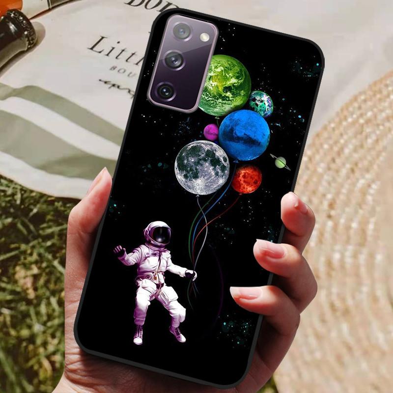 For Samsung Galaxy S20 FE S20FE Case Fashion Silicone Cover For Samsung S20 Fan Edition S20 Lite S 20 FE Phone Case Black Bumper
