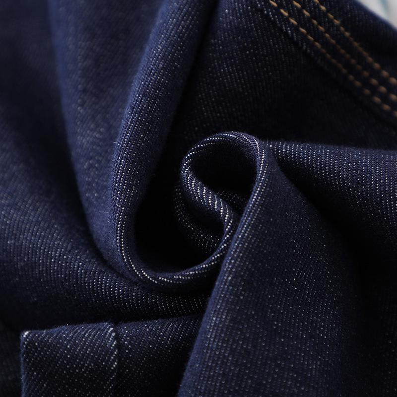 Dámské 2025 Tmavě modré džíny s vysokým pasem, rovnými nohavicemi a zkrácenou délkou - Volné, zeštíhlující, retro styl