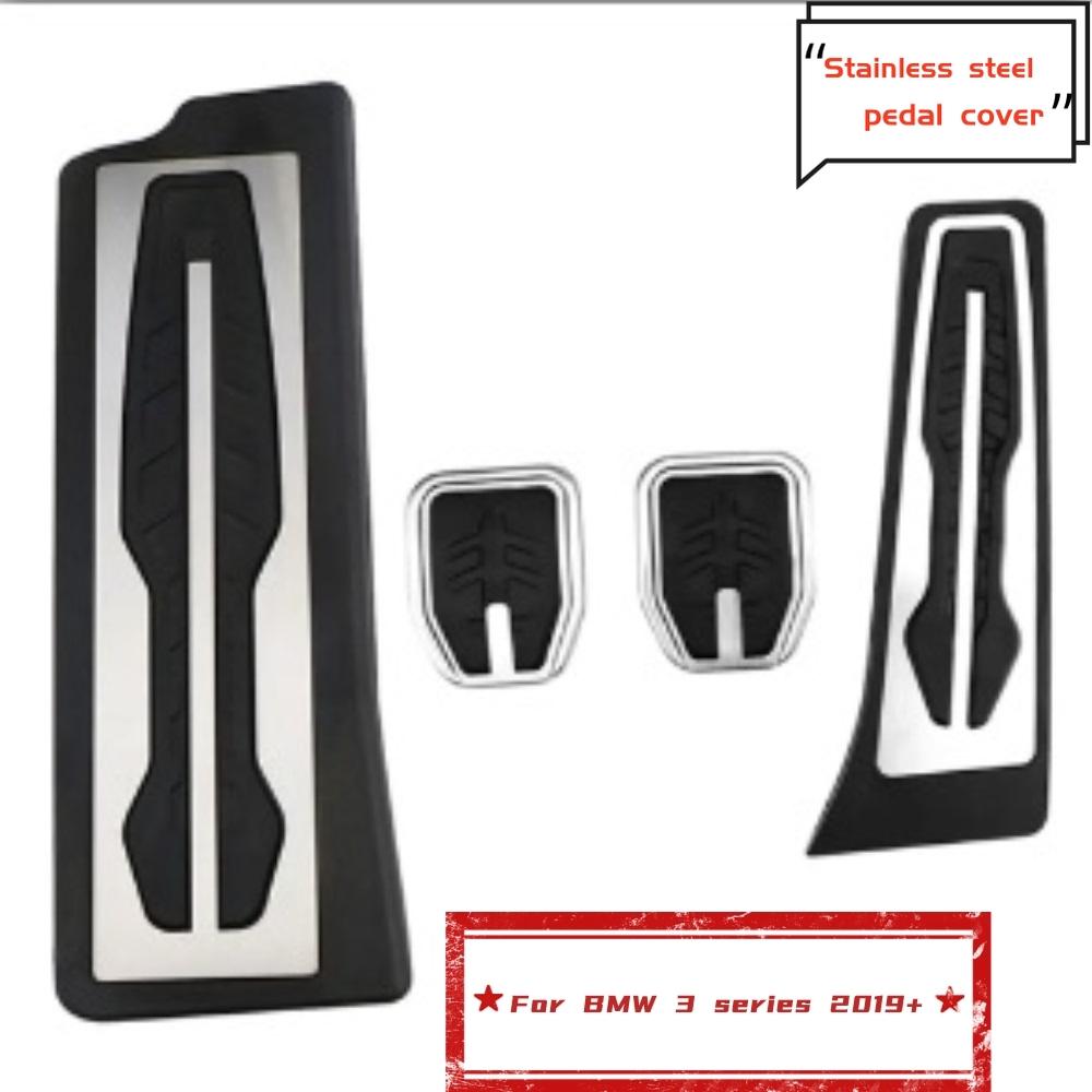 Auto Pedal Pads Brake Accelerator Pedal For BMW 3 Series 2019 2020 330i G20 G21 LHD Gas Brake Foot Pedals Cover Footrest