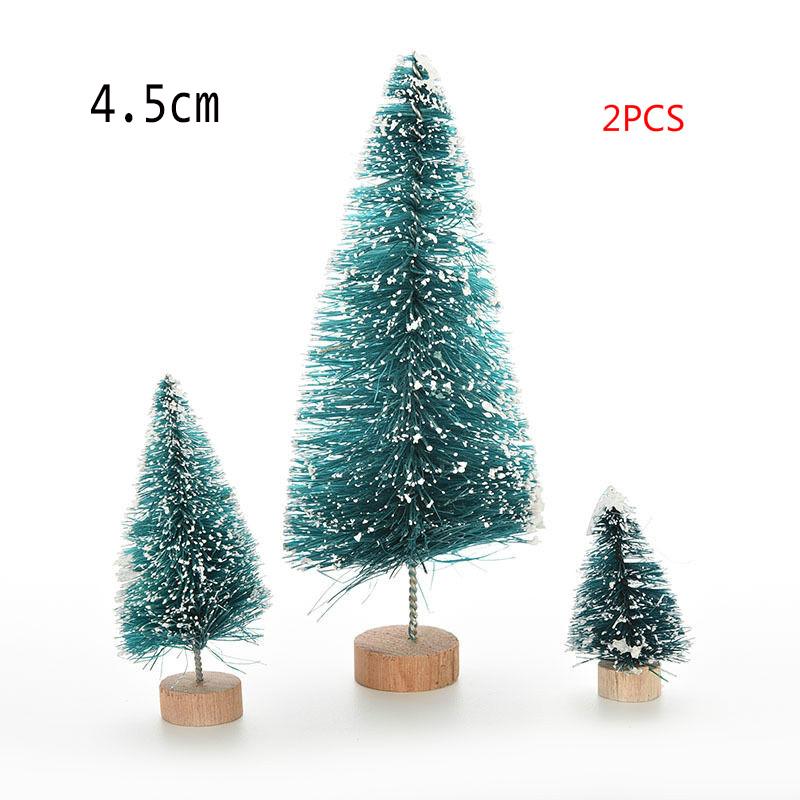 Hot DIY Mini Christmas Tree Small Pine Tree Placed In The Desktop Home Decor Christmas Party Decoration Kids Gifts For Home Xmas