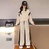 4-12Y Girl's Suit Spring and Autumn Sports Suit Fashion Casual Top + Wide Leg Trousers Two-piece Set