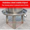 Domowy ze stali nierdzewnej spożywczej prasa do miodu przenośny ekstraktor do miodu mała maszyna do wyciskania miodu