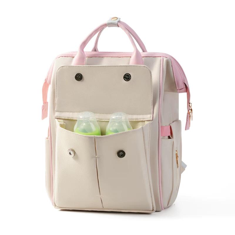 Mommy bag mother and baby light portable go out large capacity new storage multi-functional backpack waterproof baby walking backpack female