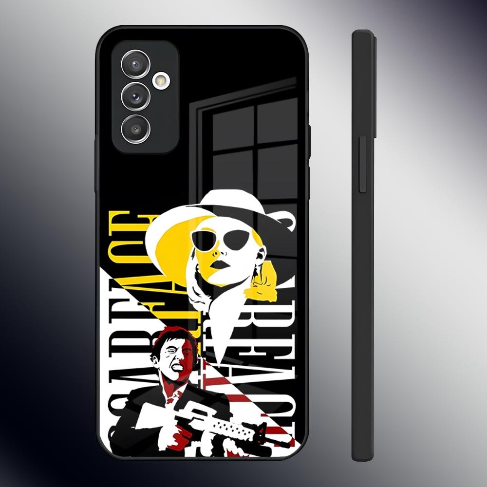 Classic S-Scarface Film Tony Phone Case For Samsung S26 S24 Ultra S22 S23 S25 S20 Fe S21 Plus A16 A54 A34 A53 Glass Cover