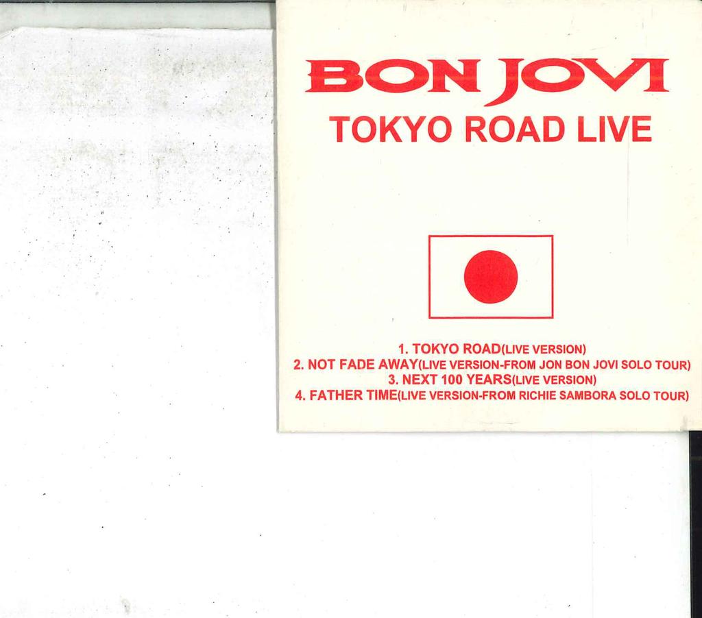 CD BON JOVI - Tokyo Road Live UIDX1001 Island Def Jam  2001 Japan Rock Used