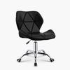Adjustable Swivel Bar Stool with Backrest - Modern High Stool for Home or Salon