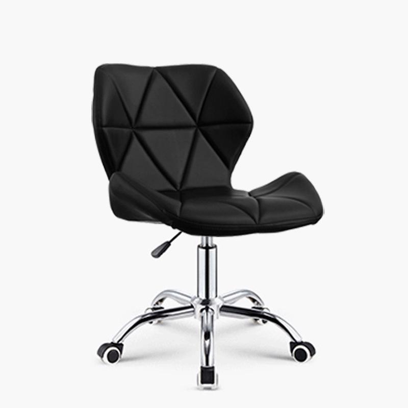 Adjustable Swivel Bar Stool with Backrest - Modern High Stool for Home or Salon
