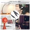 High Conductivity DC Power Y Splitter Cable CCTV DC Power Splitter Cable Connects Two Devices with 5.5MMx2.1MM Input