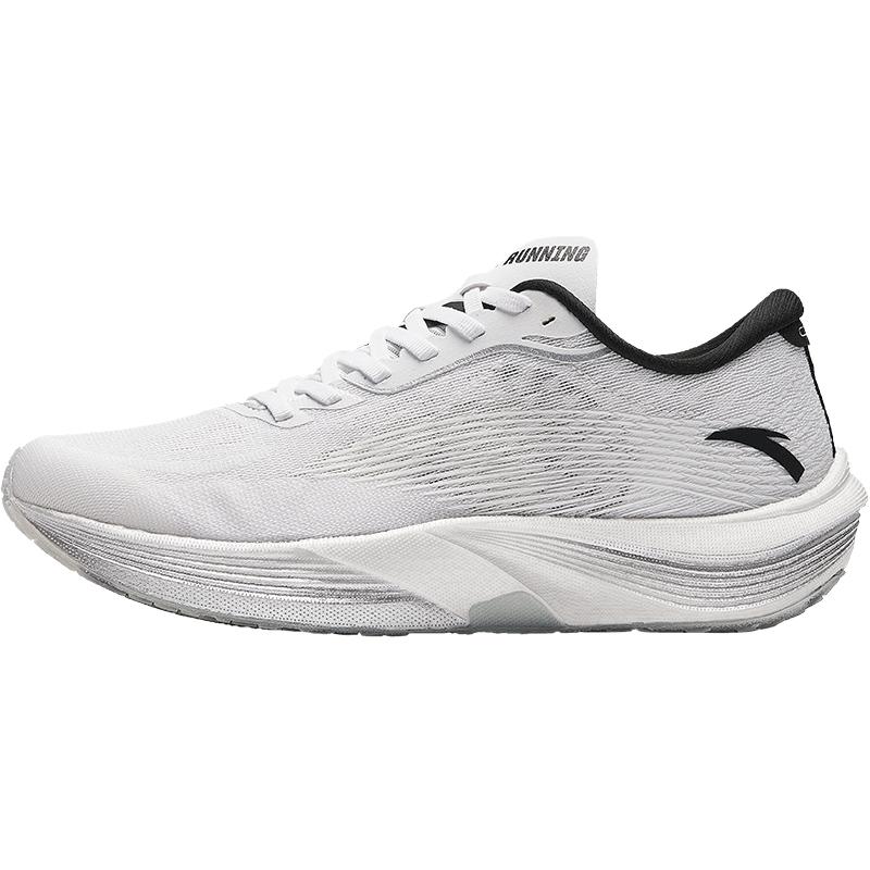 

New Anta Cushioning Wear Resistant Rebound Low Top Marathon Running Shoes Men s White Black 112455564-6 42