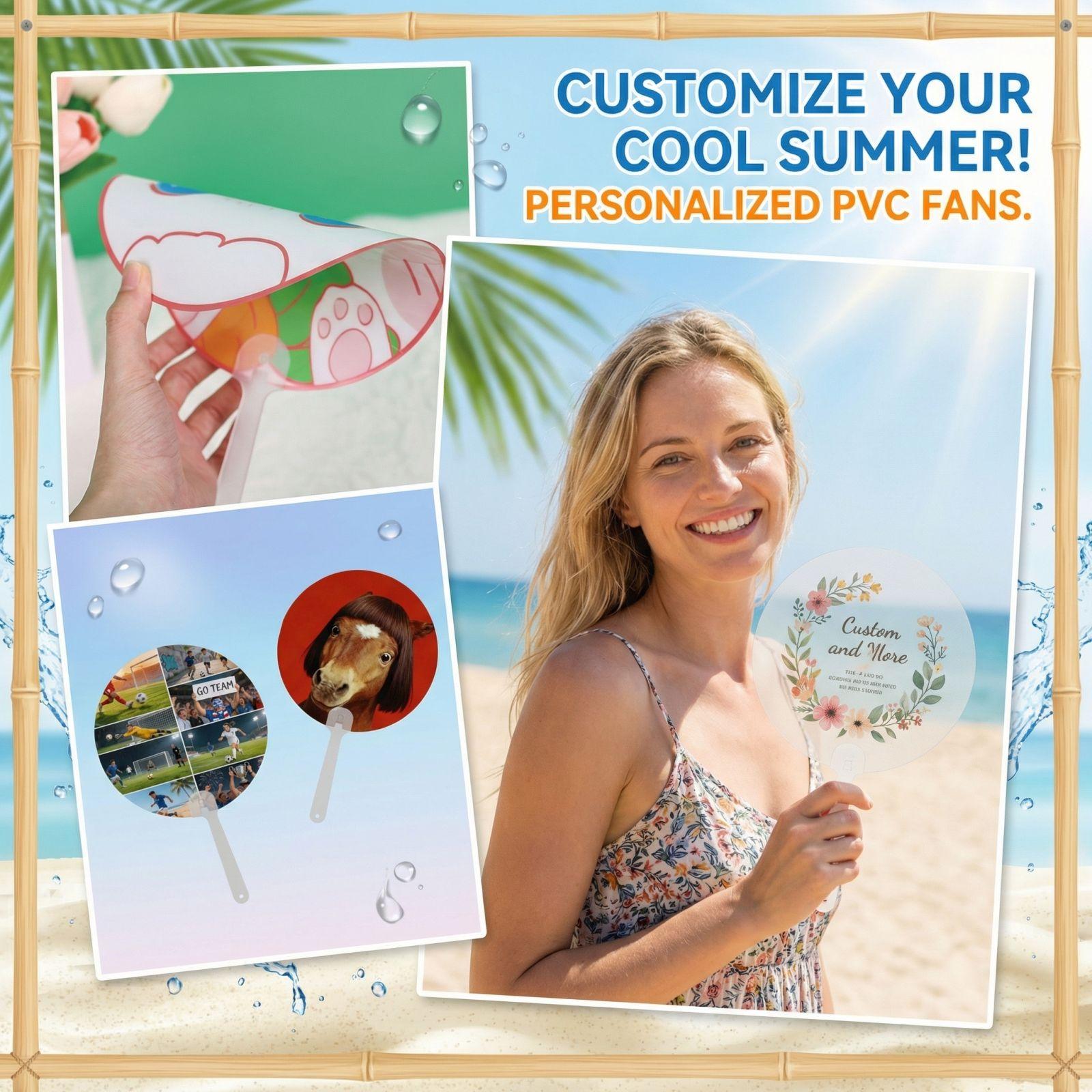 

Custom Patterned And Text-printed Portable Round Fan, Semi-transparent Round Fan One Size білий