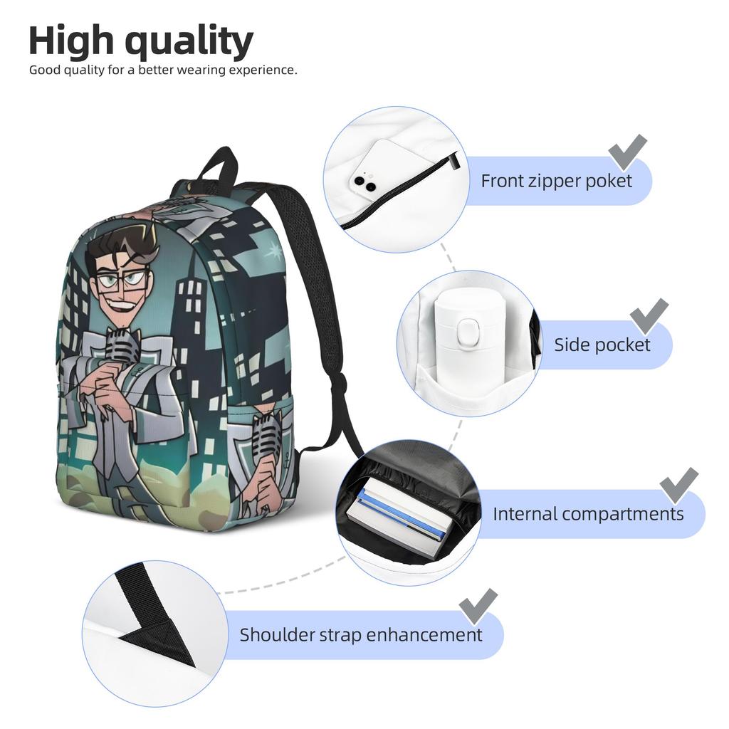Backrooms Horror Movie  Classical Rucksack with Pocket Learner Work  Everyday Backpack for Men Women College Sling Tote