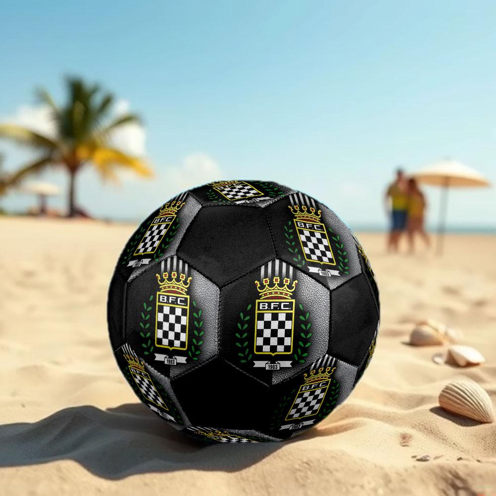 Boavista FC Size 5 Soccer Ball, Machine-Stitched PVC, Durable & High Bounce, All Ages Fit, Fan Merchandise, Matches & Outdoor Use.