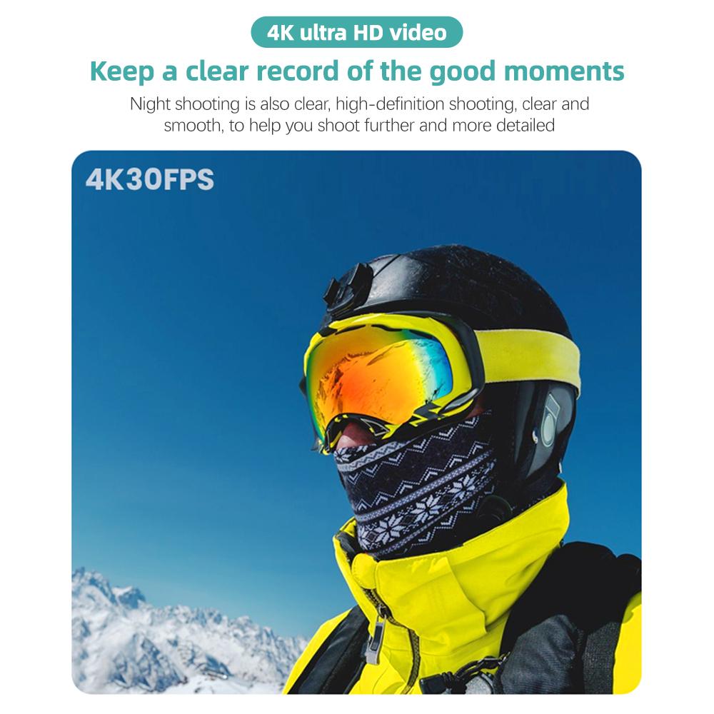 Câmera de Ação SJCAM C200PRO Ultra HD com Tela de Controle Tátil de 1,3 polegadas 4K/30FPS 20MP 40m à Prova d'Água