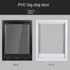 Extrem große PVC-Hundetür für Golden Retriever, Deutsche Schäferhunde, Rottweiler und große Rassen, Einfacher Ein- und Ausgang Hundetür