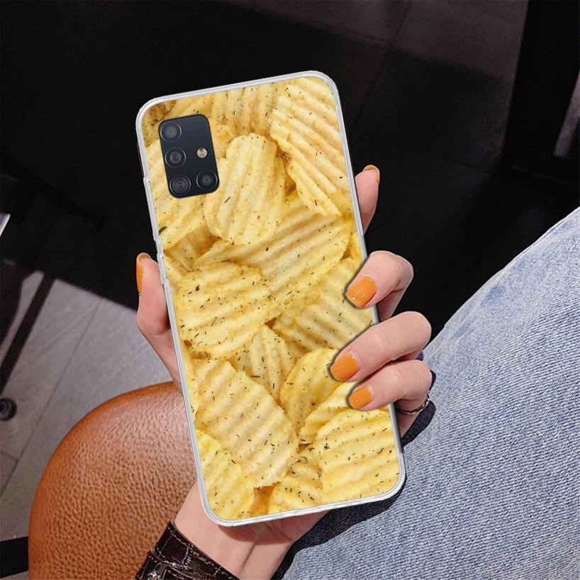 

Food Fries Beer Cheese Sushi Cookie Phone Case For Samsung Galaxy A52 A32 A22 A12 A51 A31 A50S A30S A20S A10S Note 20 Ultra 10 P Samsung A22 5G