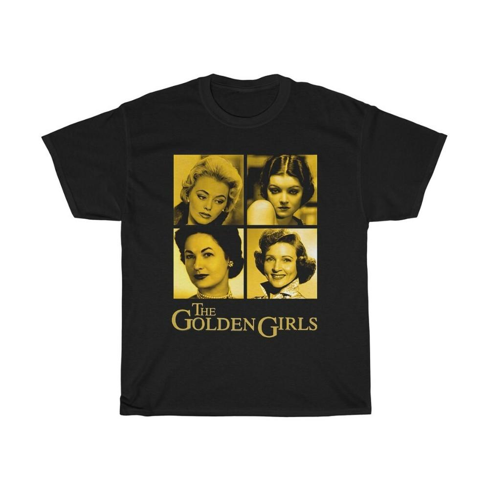 The Golden Girls Members Vintage Retro Black Unisex S-234XL T-Shirt Unisex T-Shirt XXL