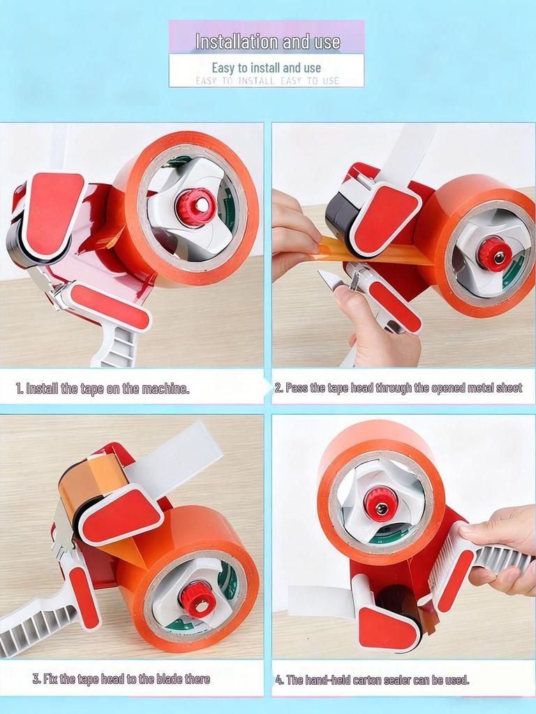 International Hot-Selling Box Sealer: Tape Cutter & Packing Machine for Logistics and Express Packaging