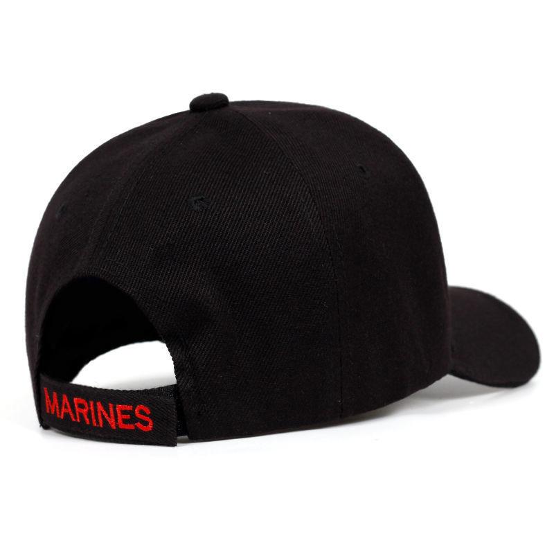 Unisex United States Marine Corps Embroidered Baseball Cap Spring Autumn Outdoor Adjustable Casual Hats Sunscreen Hat