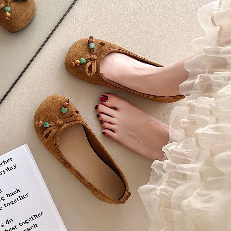 

Модные женские лоферы, туфли-балетки, модные сандалии для платья с бантом, дизайнерские спортивные туфли с мелким вырезом, женские, 2025, лето, повседневные, Zapatillas De Mujer 40