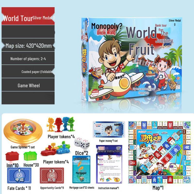 Mussels Silver Q World Tour Deluxe Board Game