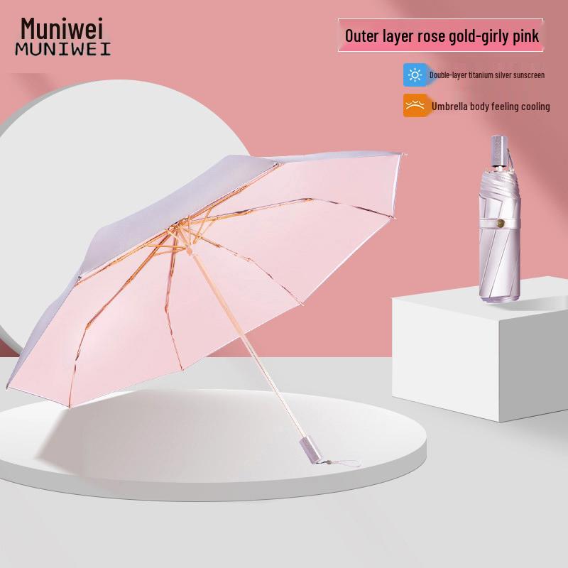 

Women s Dual-Layer Automatic Sun Umbrella: UV Protection, Stylish for All Weather (2025)