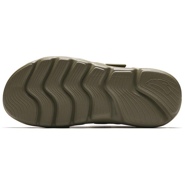 Anta Beach Sandals Men's Olive Green 112438508-2