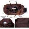 Handmade Leather Trolley Duffel Bag Mens Travel Duffel on Wheels Carry on Cabin Luggage Overnight Duffel Christmas Gift for Men and Women