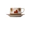 Vintage Cup Hotel Coffee Cup Set Japanese Ceramic Cups and Plates Latte Latte Cups with Simple Floral Milk Tea Mug Coffee Mugs