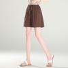 High-Waisted Cotton Sports Shorts - Loose, Wide-Leg, Summer Casual Plus Size
