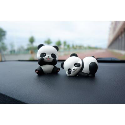 Auto Perfume Aromatherapy Cute Cartoon Lying Bear Tongue-Sticking Panda Car Center Console Ornament Decoration Fragrant Stone