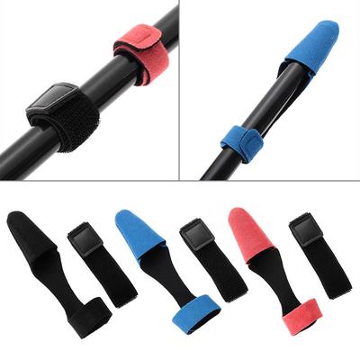 3 Colors Elastic Truss Cane Sleeves Pole Glove Straps Tip Cover Fishing Rod Tie Fastener