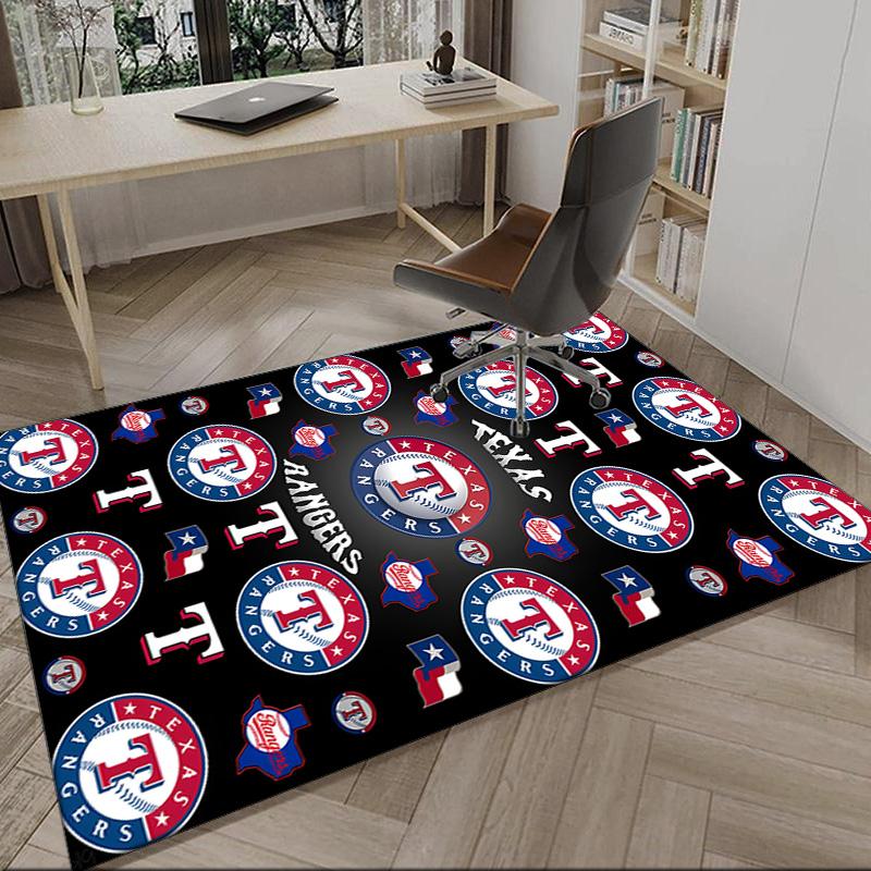 Texas Baseball Carpet, Kitchen Rugs, Yoga Mat, Non-Slip Mats, Rug for Bathroom, Living Room Bedroom, Camping Rugs Christmas Gift