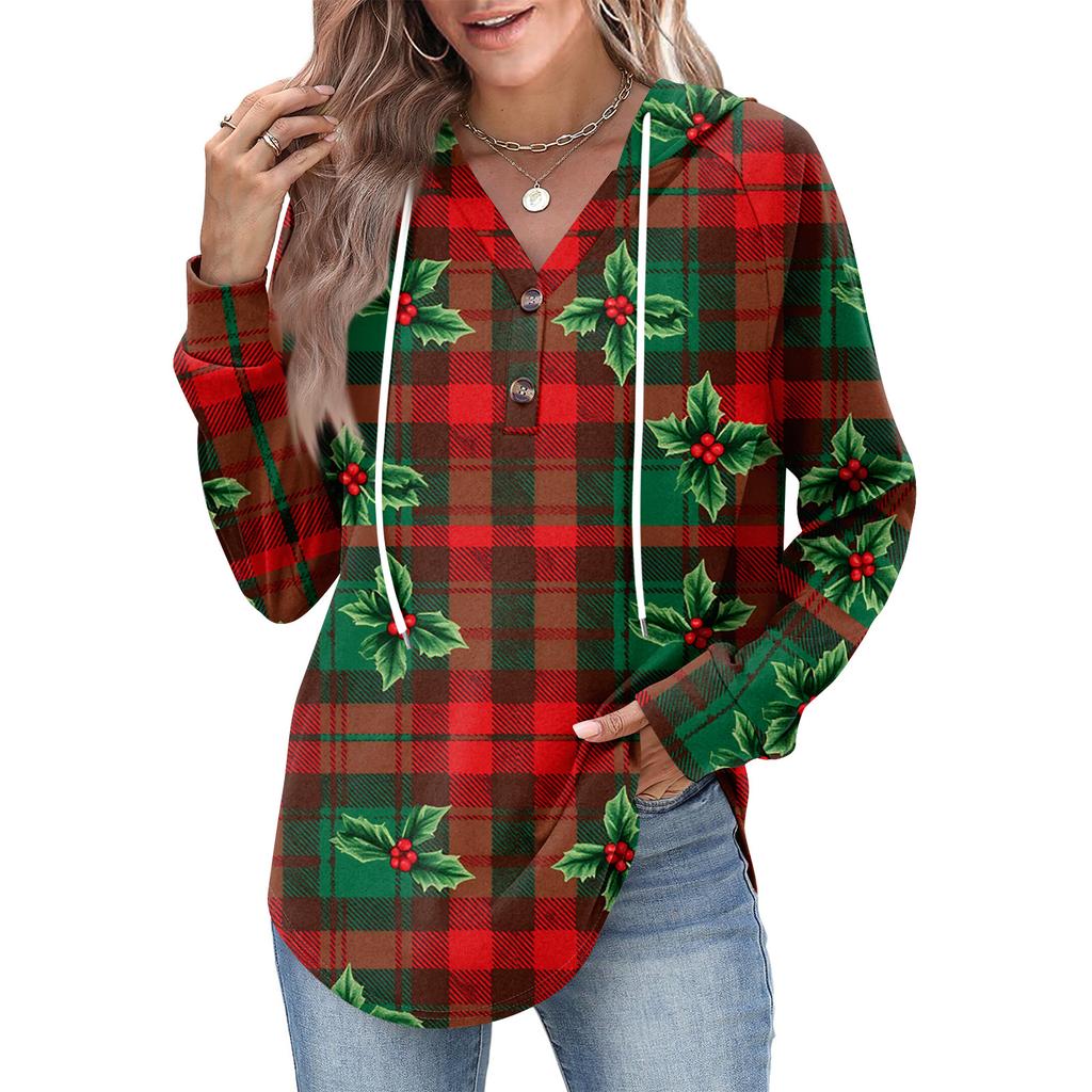 Women's Fashion Women's Lightweight Long Sleeve Pullover With Pockets Preppy Graphic Hoodie