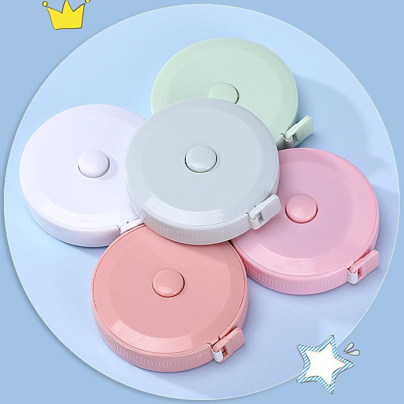 Portable Logo Small Tape Measure - Cute Soft Ruler for Body Measuring, Clothes & Waist Circumference