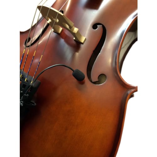 The Feather Cello Pickup with Flexible Micro-Gooseneck by Myers Pickups