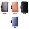 Men Genuine Leather Business Credit Card Holder Money Clip Cash Holder Wallet Purse