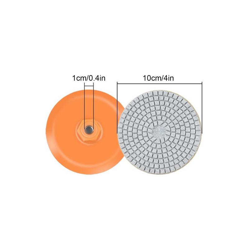 Granite Polishing Kit Concrete Efficient Polish Pad Kit Sanding Pads Granite Countertop Polish Quartz Polish Grit Pads Stone