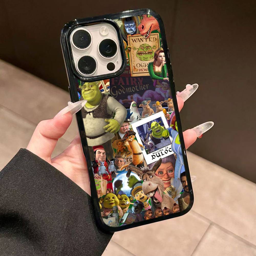 Classic Movie S-Shrek For IPhone 17 16 15 14 13 12 11 Mini Pro Max Plus PC+TPU Back Phone Cover