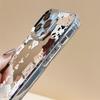 Trendy Cartoon Makeup Mirror Phone Case For IPhone 17 16 15 14 13 12 11 Pro Max 16E 17E Plus Bumper Shockproof Hard Cover Cases