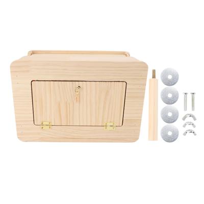 Vogel Nistkasten Holz Acryl Papageien Nistkasten Sittich Zuchtkasten für Käfigzubehör