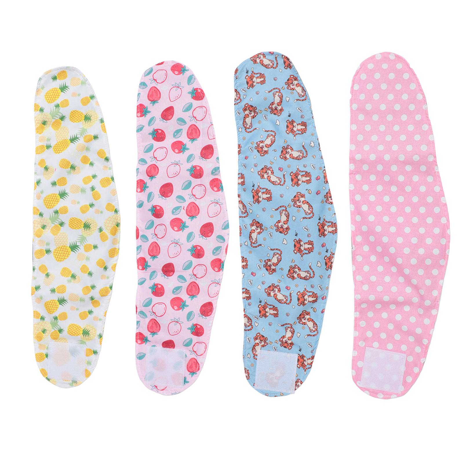

4pcs Washable Dog Diapers Male Reusable Soft Belly Bands for Dogs Puppy Nappies Wrap for Post Surgery Wound Care Daily M