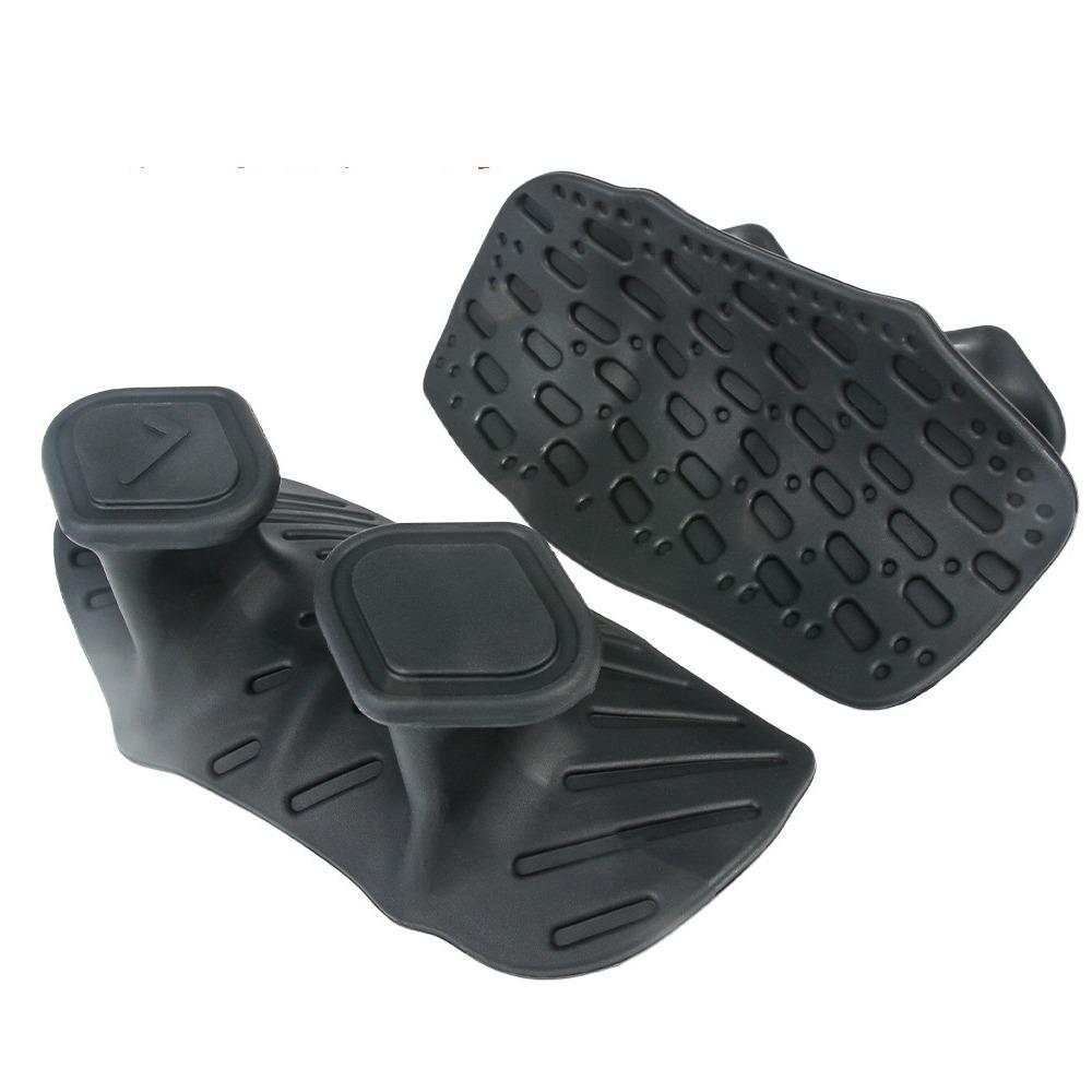 1 Pair Ergonomic Weight Lifting Grips Elastic Honeycomb-shaped Workout Gym Gloves Soft Anti-slip Silicone Palm Grips Pull-ups