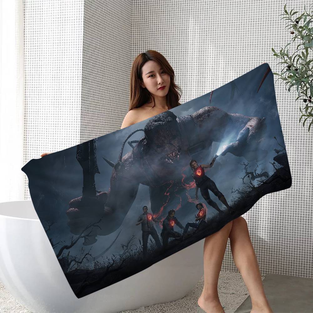 D-Dead B-By-Day Game Microfiber Blanket Quick Drying Beach Towels Oversized Printing Super Absorbent Pool Towel Blanket