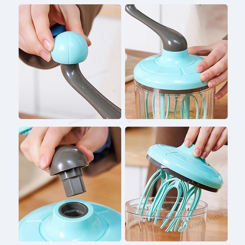 Eieraufschläger Handkurbel, Manueller Eieraufschläger, Handgekurbelter Sahnebereiter Handkurbel-Schneebesen Manueller Eieraufschläger Mixer Küchenbackwerkzeuge