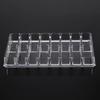 16 Grid Transparent Acrylic Larger Compact Organizer Power Eyebrow Powder Holder Store Box