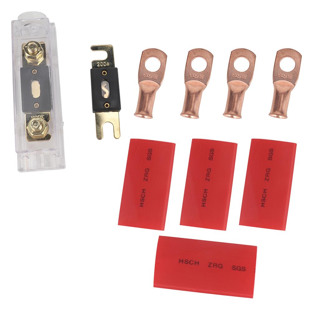 Car Stereo Audio Inline ANL Fuse Holder with 200A 300 Amp ANL Fuses Kit الشراء بأسعار منخفضة في