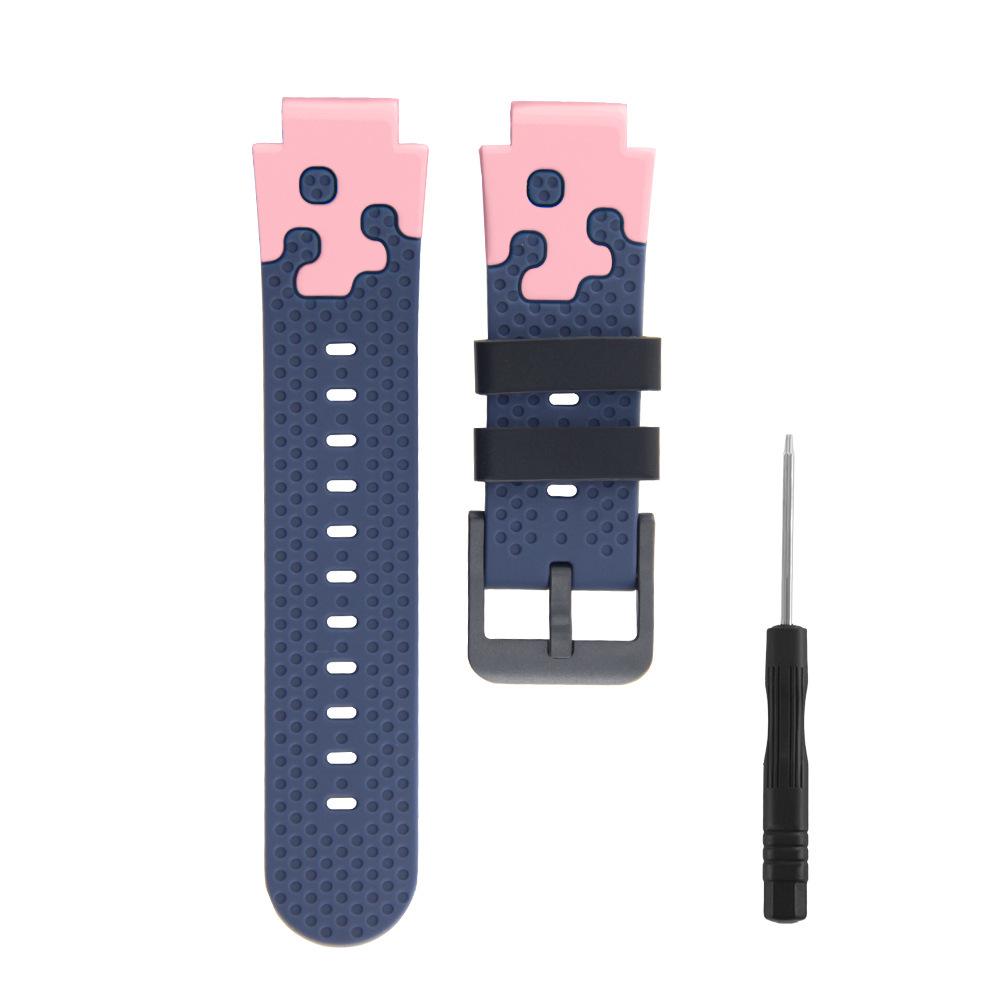 Farbiges Silikon-Uhrenarmband für Xiaotiancai Kinder-Telefonuhrenmodelle: D2, D3, D5, Z1, Z2, Z5, Z6, Z7, Z8, AQ1, CR