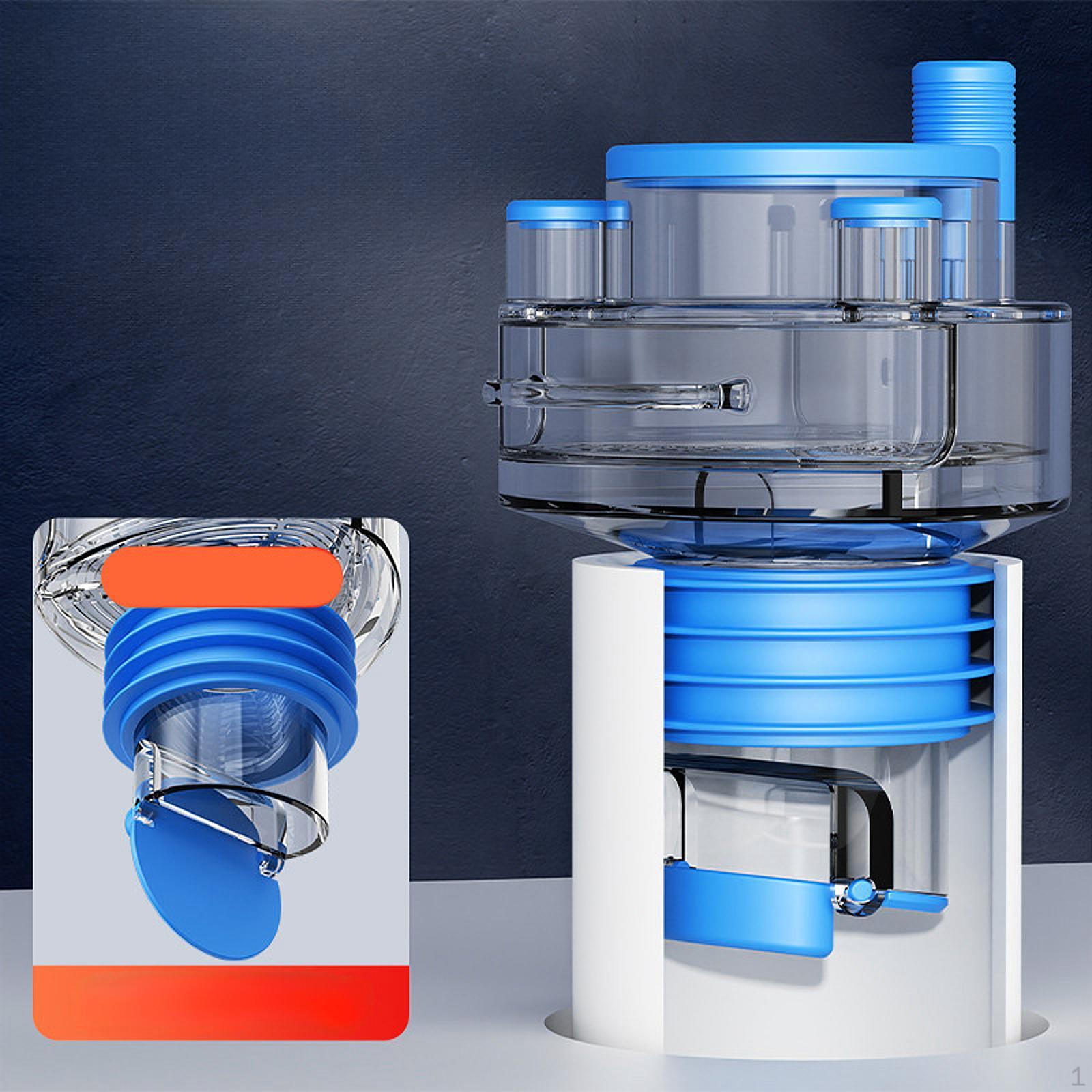 

Drain Cover for Floor with Backflow Bathroom and Kitchen Transparent