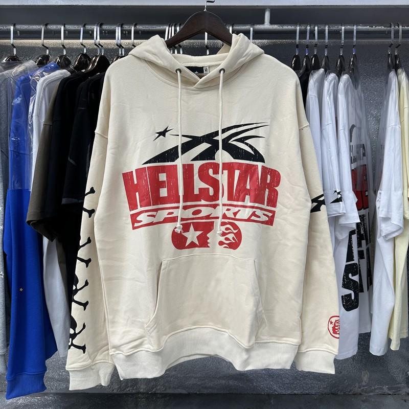 [Autumn and Winter Series] Fog High Street Washing Water Old Heavy Industry Head Printing Casual Sweater Couple Hoodie